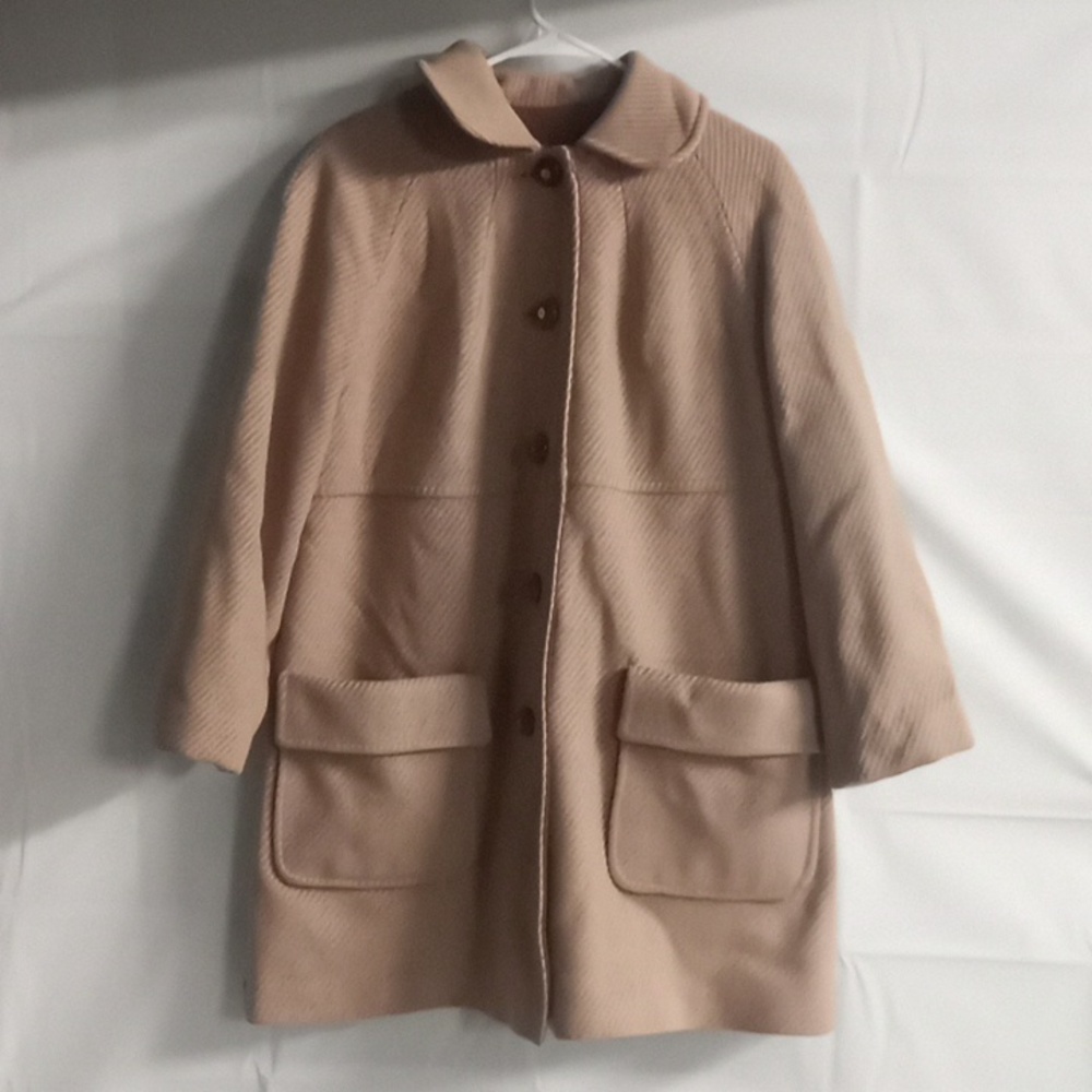 Women's M Liman CO. Penguin Fashions vintage medium wool jacket tan/brown